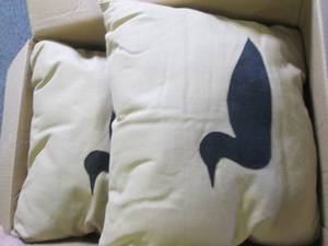 2 loon pillows ...
