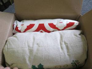 2-christmas pillows ...