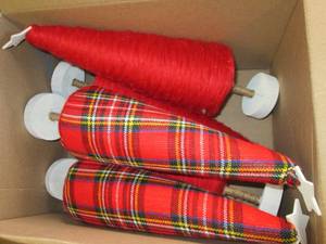 lot of red christmas trees 5 ...