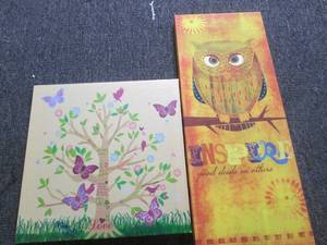 owl and tree canvas ...