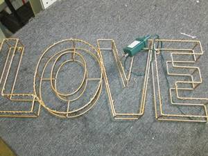 love LED light up sign 26 inches x ...