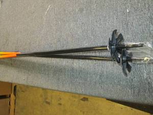 set of ski poles ...