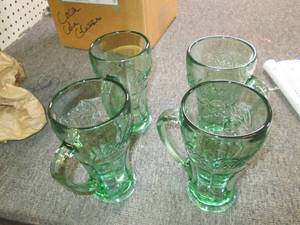 4 glass coca cola glasses ...