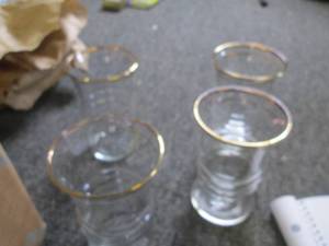 8 glasses ...