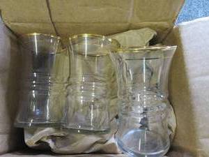 box of glasses ...