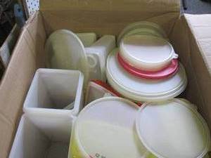 lot of tupperware ...