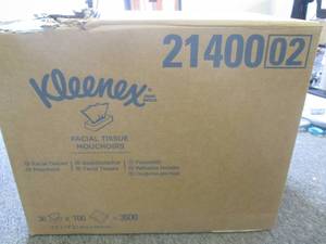 case of kleenex facial tissue 36 x ...