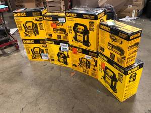 Mix lot of Dewalt Battery Chargers, Customer return, Review all pictures