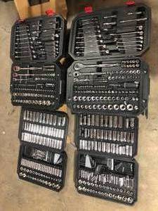 Mix Lot of Mechanic Tool Sets, Customer return, Review all pictures