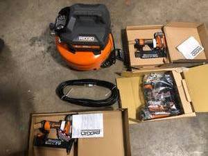 Ridgid Pancake Compressor, Open box, Review all pictures
