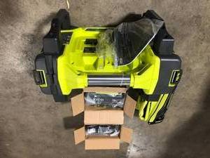 RYOBI  40V 1800-Watt Portable Battery Power Station Inverter Generator and 4-Port Charger, Open Box, Review all pictures