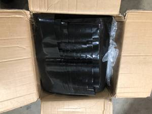 VEVOR Pond Liner 20 ft. x 25 ft. 20 Mil Thickness High Tensile Sunlight-proof Flexible LLDPE Pond Skins for Sewage Tank, Black, Open Box, Review all pictures