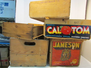 lot 28 image: Vintage Crates