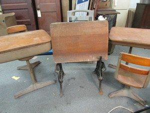 lot 42 image: Vintage Desks