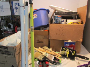 lot 43 image: Paint and Supplies