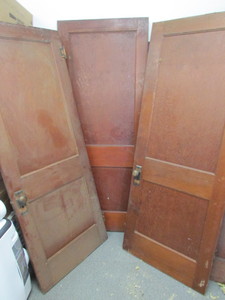 lot 75 image: Vintage Wood Doors