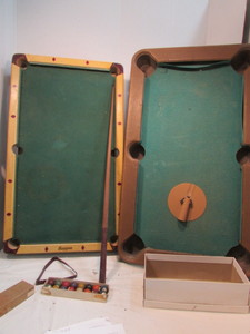 lot 77 image: Vintage Toy Pool Tables