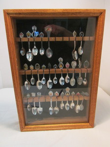 lot 90 image: Collector SpoonsDisplay