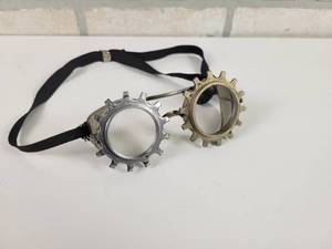 lot 11 image: RARE Kings Saniglas Safety Glasses - Patented 1915 - STEAMPUNK
