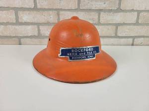 lot 18 image: Vintage Rockford Brick and tile Co., Rockford Iowa Hardhat