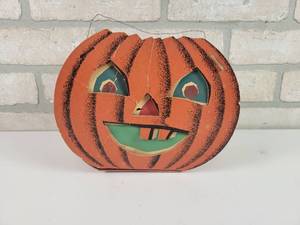 lot 78 image: Vintage Dolly Toy HALLOWEEN Paper Candle Decoration - Approx. 8 x 7 x 3