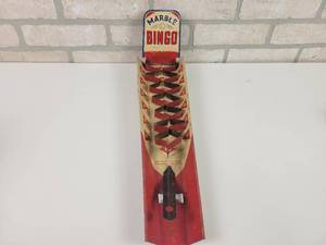 lot 93 image: Vintage Tin Marble BINGO Game - Made by Wolverine Supply & MFG Co. - Approx. 17 Long