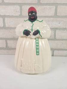 lot 107 image: Antique McCoy Cookie Jar - Approx. 10.5 Tall