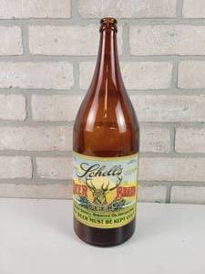 lot 133 image: Vintage 12 Gallon Schells Deer Brand New Ulm, MN Beer Picnic Bottle - Approx. 14 Tall