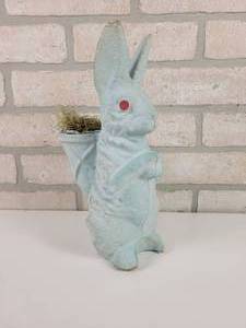 lot 138 image: Vintage Papier Mache Easter Bunny - Approx. 10.5 Tall