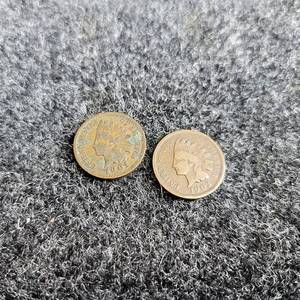 lot 2004 image: Pair of Indian Head Pennies - 1901 and 1903
