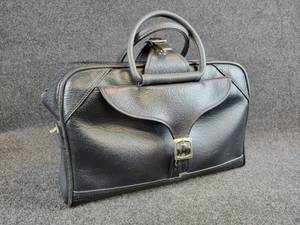 lot 2045 image: Vintage Black Tiara American Tourister Weekender Bag