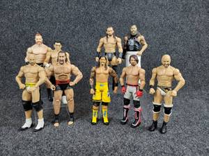 lot 2070 image: Lot of (8) WWE Wrestlers from 2012-2017 by Mattel