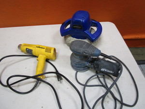 Heat Gun, Sander, Buffer