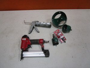 Hole Saws, Brad Nailer, Caulk Gun