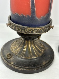 lot 13 image: Pair of Vintage Art Deco Classique Lamps