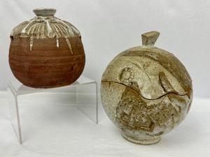 lot 34 image: Two Pieces of Artisan Pottery