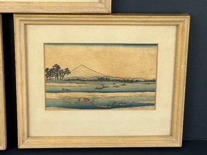 lot 58 image: Set of Five Vintage Framed Japanese Block Prints