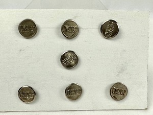 lot 131 image: (7) Vintage Chicago Milwaukee St. Paul Railway Uniform Buttons