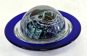 lot 12A image: Correia Rings of Saturn Paperweight