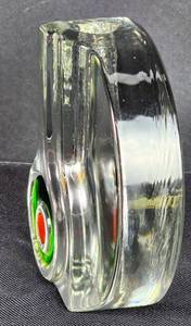 lot 170 image: Lovely Solifleur Bulls Eye Bud Vase by Walther Kristallglas, Germany