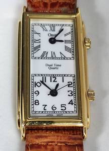 lot 173 image: Orvis Dual Time Quartz Watch with Case