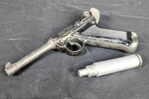 lot 175 image: Vintage Schimel .22 Caliber Gas Pistol with Original Box and Cartridge