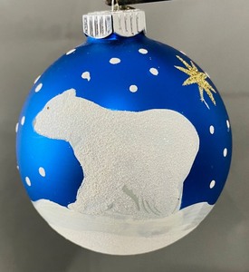 lot 234 image: Charming Christopher Radko Celebrations Polar Bear Ornament