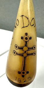 lot 274A image: Antique Anno Domini Bone Snuff or Perfume Bottle