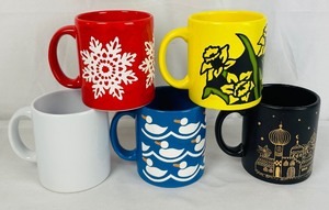 lot 282 image: 5 Waechtersbach Mugs
