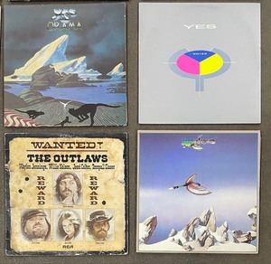 lot 280 image: Grouping of Record Albums - Includes Devo, The Outlaws, YES, Cat Stevens and more