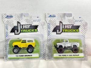 lot 13 image: Lot of 2 Jada Just Truck Diecast