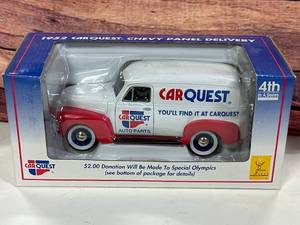 lot 42 image: Carquest Auto Parts 1950 Chevy Panel Delivery Truck