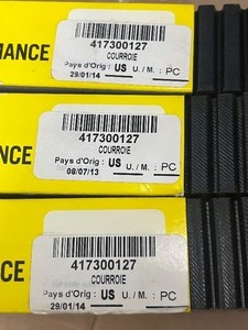 lot 10 image: Lot Of (3) Ski-Doo  Bombardier Snowmobile Belts