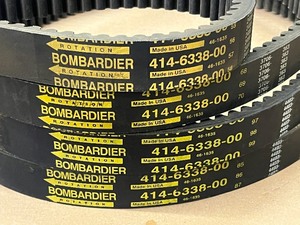 lot 12 image: Lot Of (4) Ski-Doo  Bombardier Snowmobile Belts